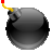 An icon of a cartoonish bomb, which is used for a plugin that can be used to delete a move from the fish model.